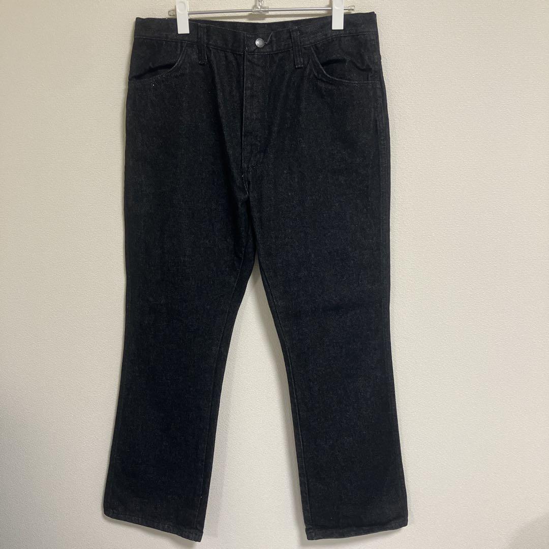 90's USA Made Rustler Black Denim Pants W36L30