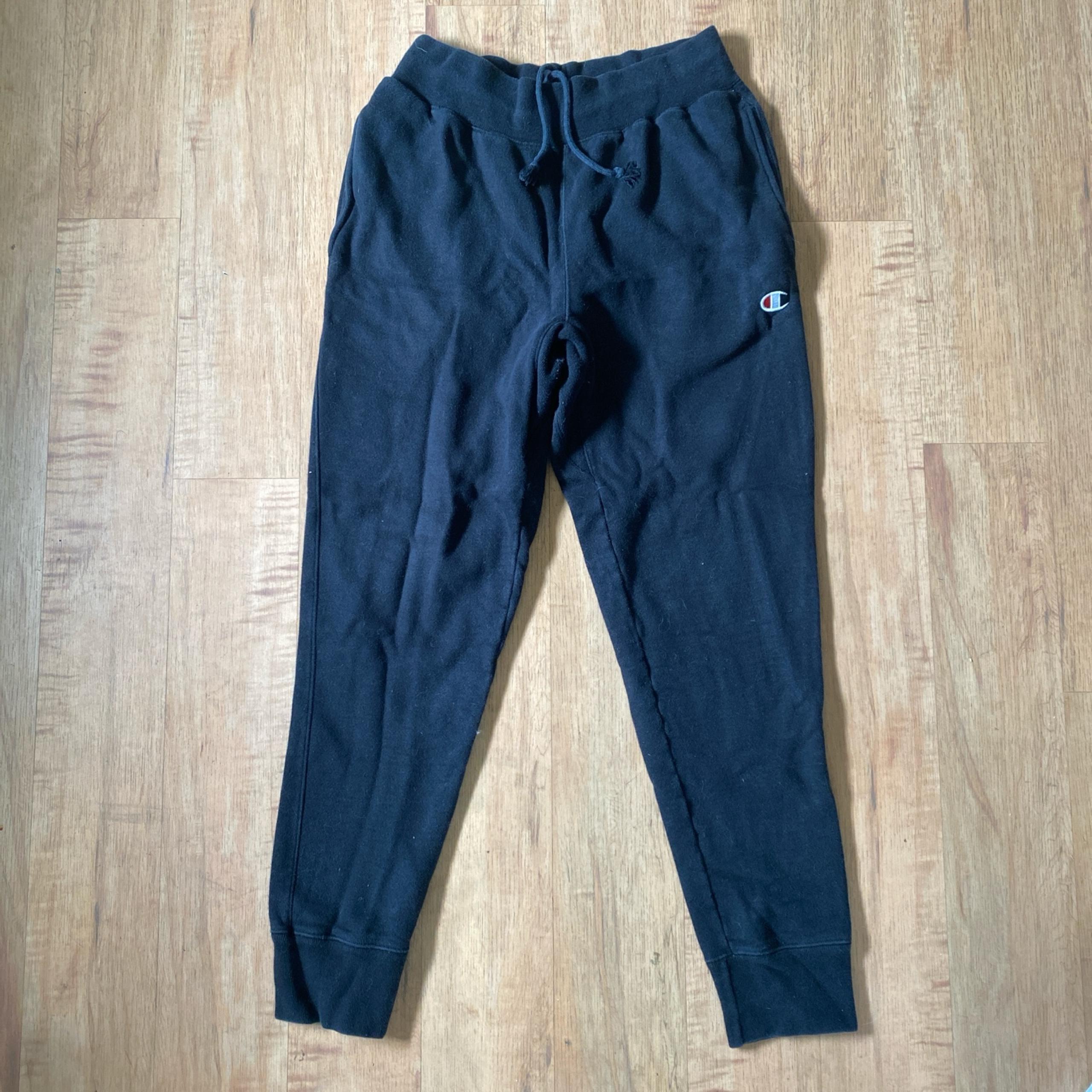 Black champion jogger sweatpants