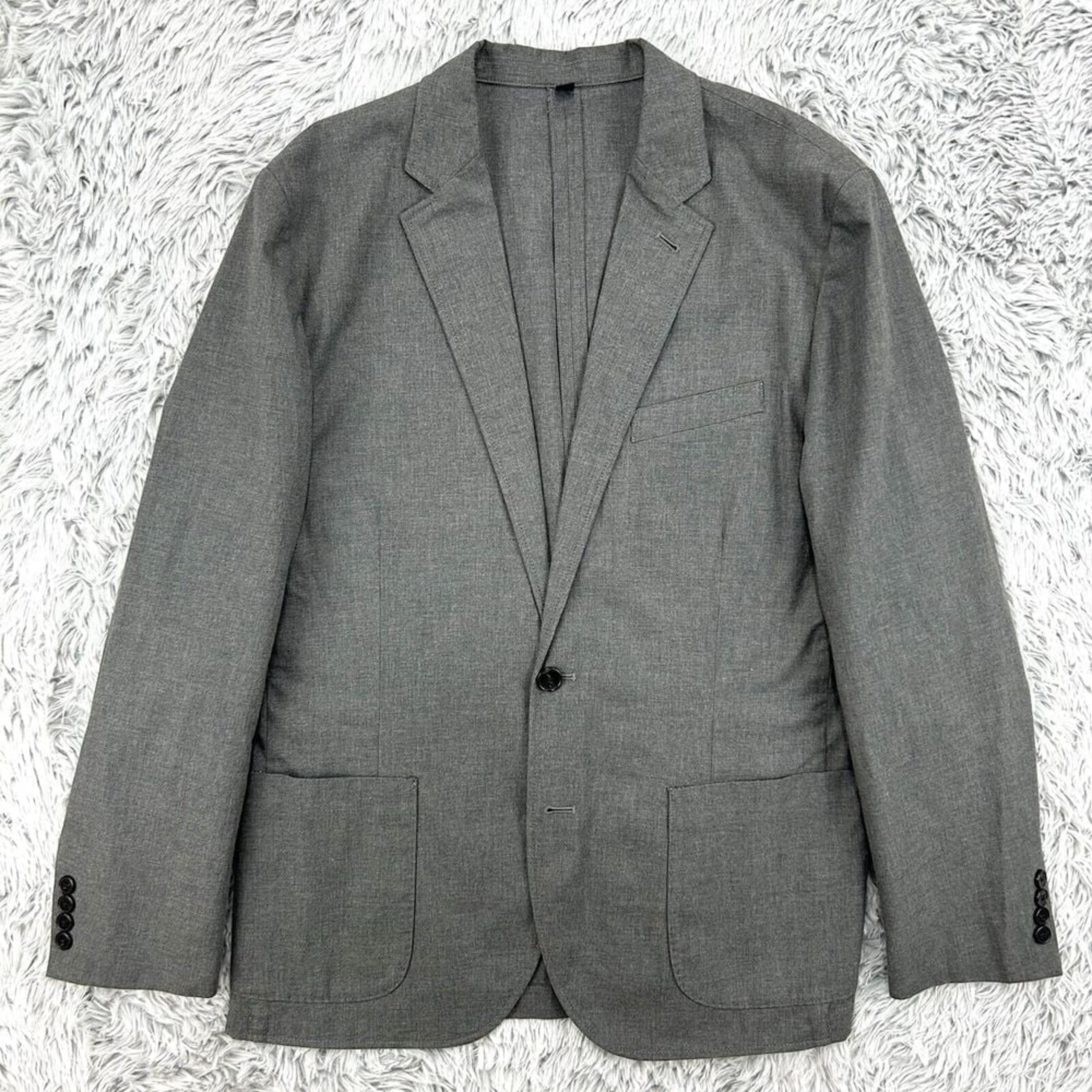 J Crew Blazer Men's 42 Gray Thompson Cotton Deconstructed Preppy Sport Coat