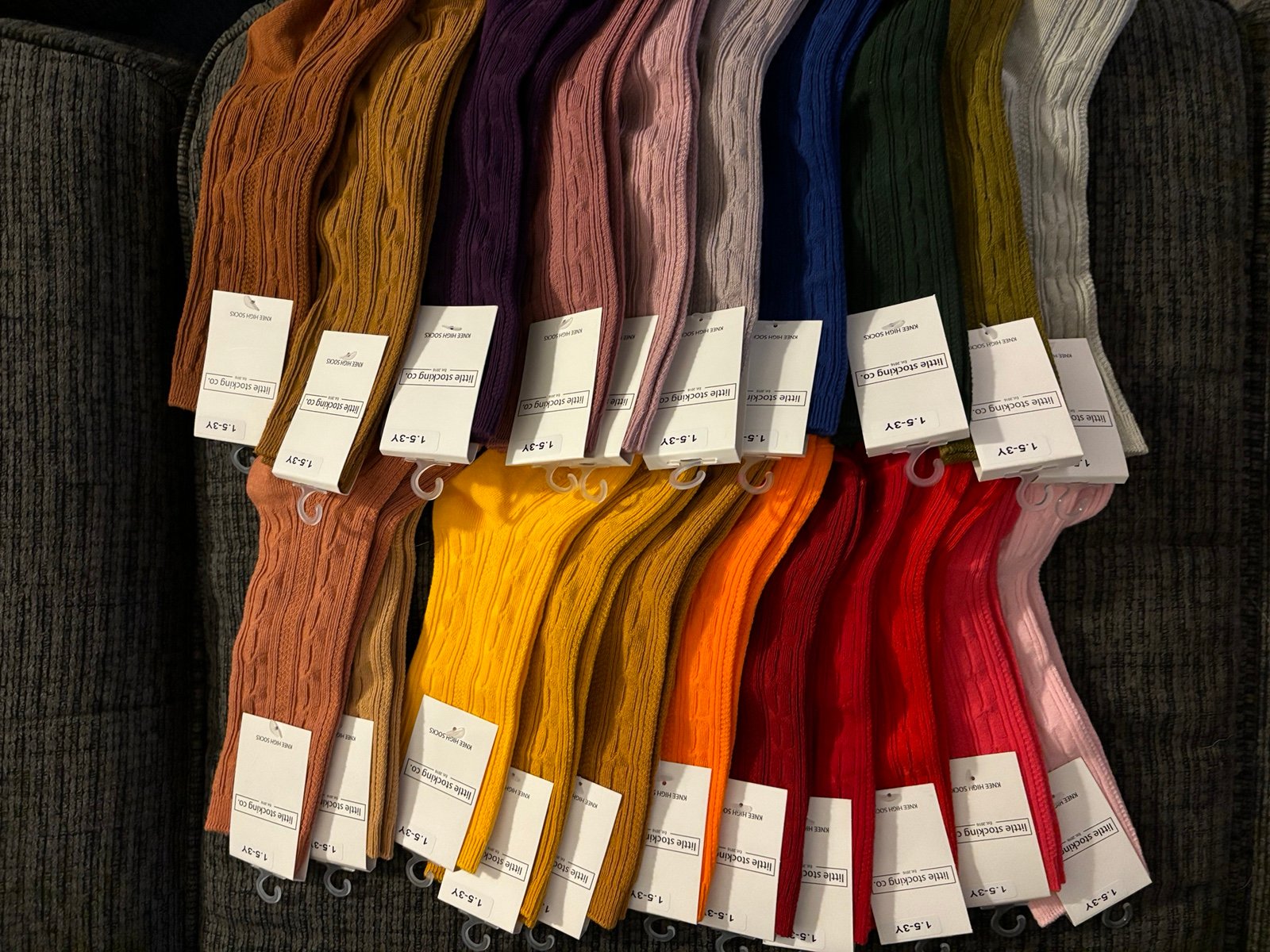35 lot of new (except 1) Little stocking co