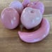 Pink ceramic fruit set of 7 gorgeous!