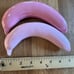 Pink ceramic fruit set of 7 gorgeous!