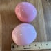 Pink ceramic fruit set of 7 gorgeous!