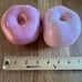 Pink ceramic fruit set of 7 gorgeous!