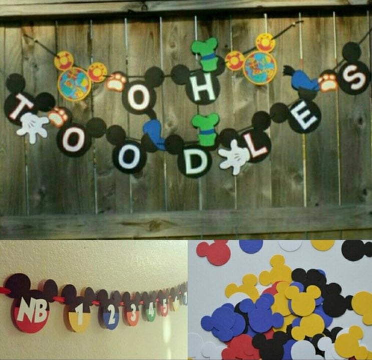 Mickey mouse party decor bundle