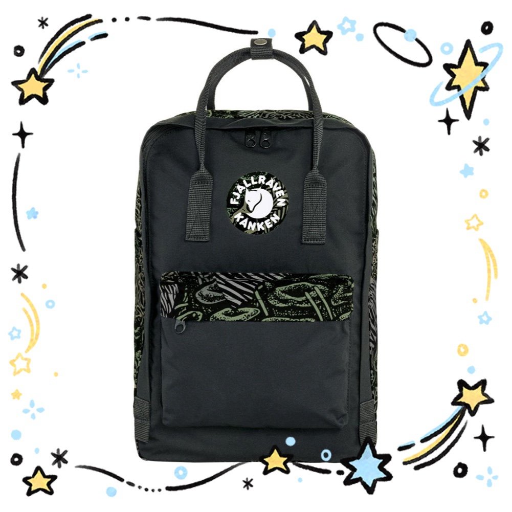 NWT Fjallraven Kånken Art Plus Darkwoods