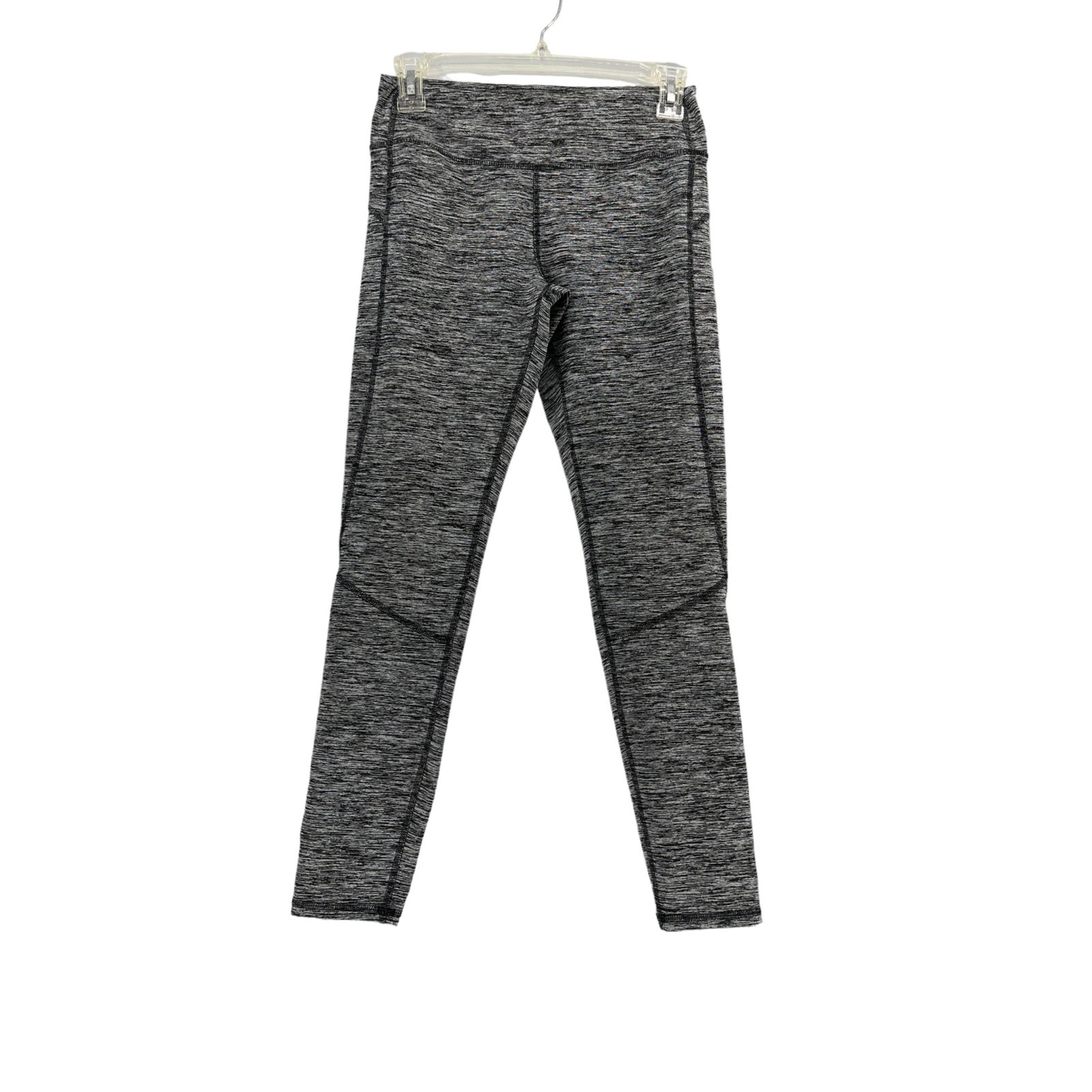 Hollister Black Gray Static Fitted Athletic Leggings Women's Size Small