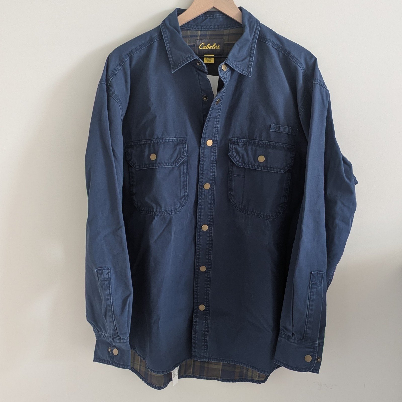 NWT Cabela's Navy Utility Shirt