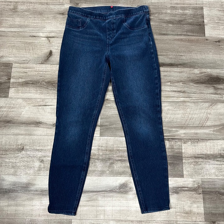 Spanx Mid Rise Denim Jegging Ankle Skinny Jeans Blue Women’s Size M