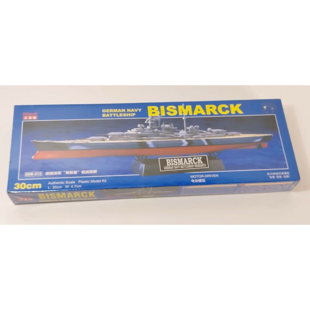 KITECH German Navy Battleship Bismarck MOTOR-DRIVEN 30CM LONG 08M-015 Sealed NOS