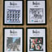 Beatles Retro 8X10 Album Cover Prints Framed