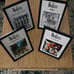 Beatles Retro 8X10 Album Cover Prints Framed