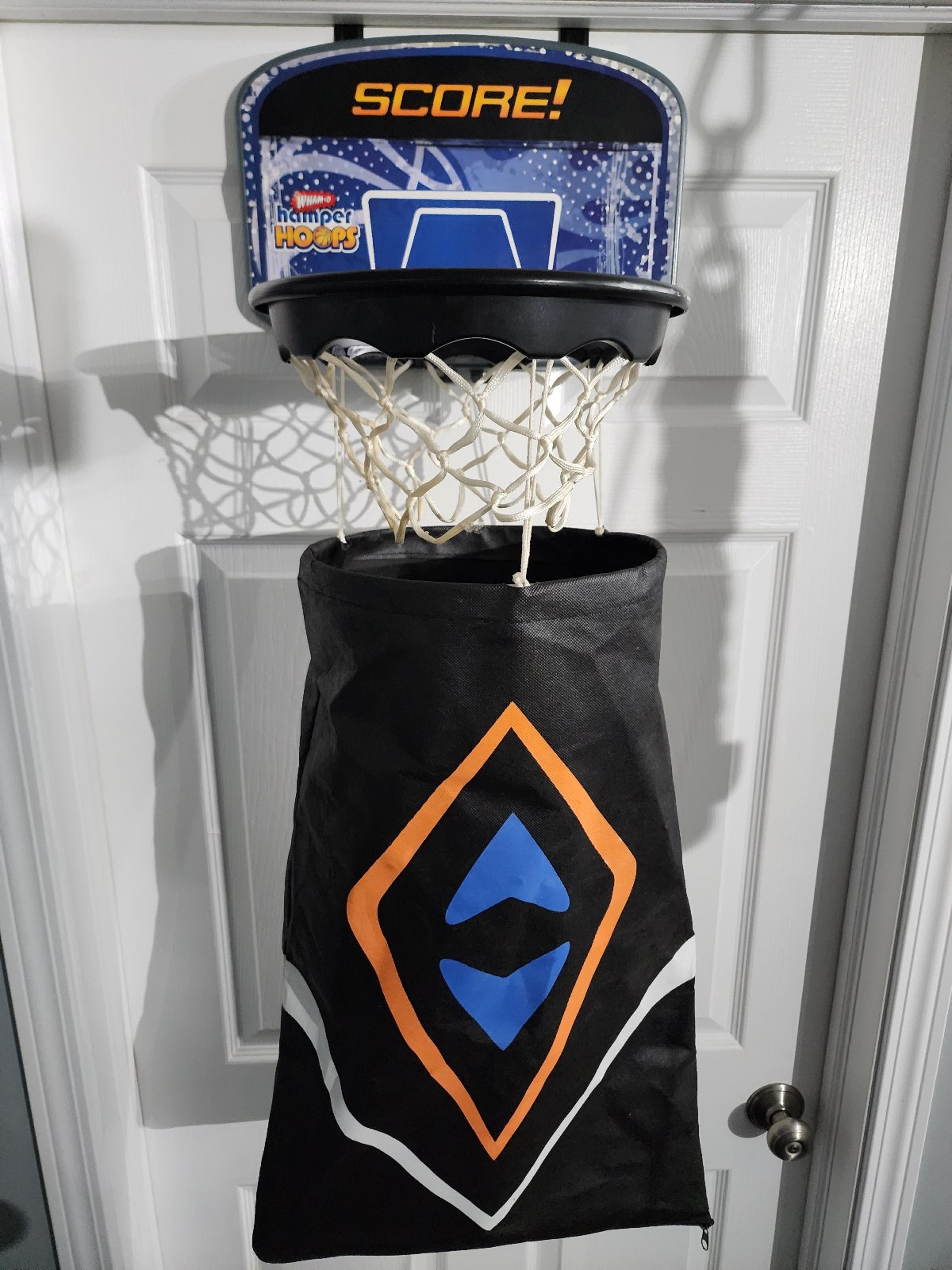 Wham-O Hamper Hoops 2-In-1 Basketball Door Hanging Hoop & Hamper