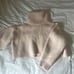 Aritzia Babaton Pink Cropped Turtleneck Sweater