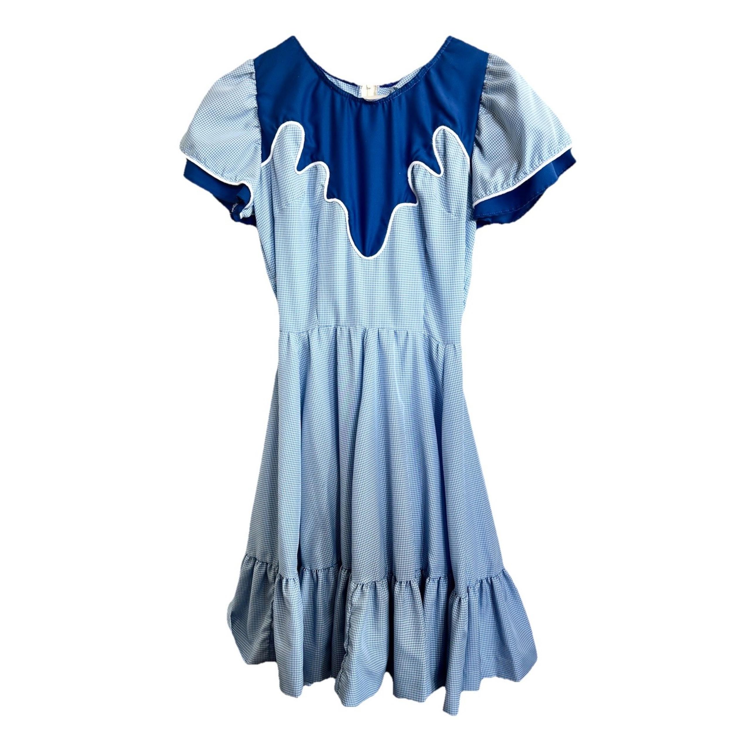 Rockmount Ranch Wear Vintage Square Dance Dress Full Circle See Measurements
