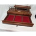 Vtg Fairfax Dresser Desk Valet Jewelry Box Wood Brass, Lined Drawer, Bedroom