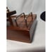 Vtg Fairfax Dresser Desk Valet Jewelry Box Wood Brass, Lined Drawer, Bedroom