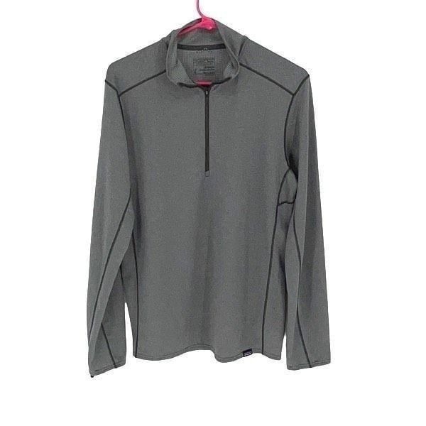 Patagonia Mens 1/2 Zip Pullover Asia Fit Capilene Midweight Baselayer T-Shirt Gr