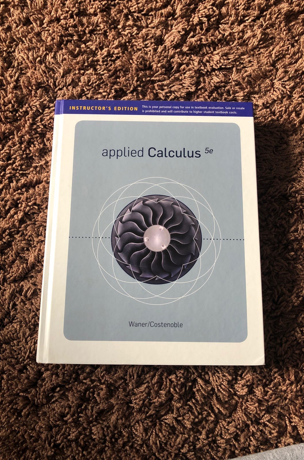 Applied calculus 5e