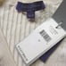 NWT Ralph Lauren Purple Label Cotton Cashmere V-neck in Cream Ribbed Sweater XS