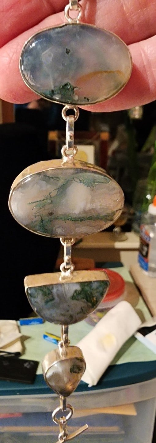 Moss Agate Bracelet