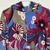 Vintage Y2K Medium Floral Lucky Brand Full Zip 3/4 Sleeve Boho Hoodie Jacket X11