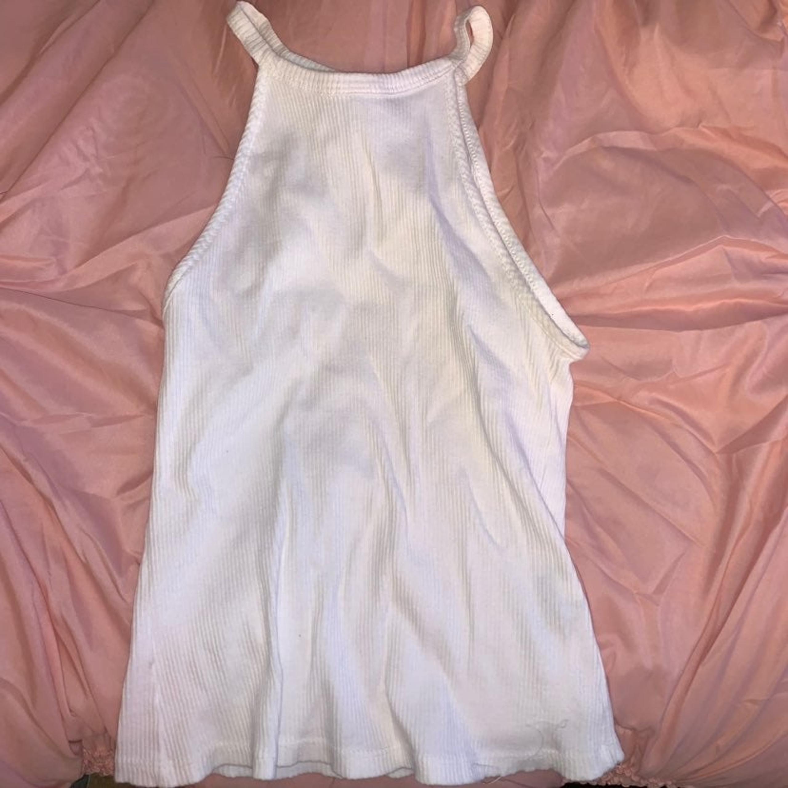 white tank top