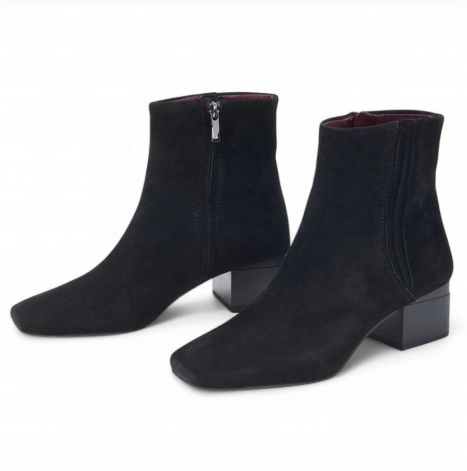 NWOB Franco Sarto Waxtona Suede Booties - 6.5M