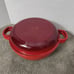 Le Creuset Signature Cast Iron Shallow Casserole Sauteuse Braiser 26 Flame Red