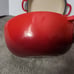 Le Creuset Signature Cast Iron Shallow Casserole Sauteuse Braiser 26 Flame Red