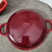 Le Creuset Signature Cast Iron Shallow Casserole Sauteuse Braiser 26 Flame Red