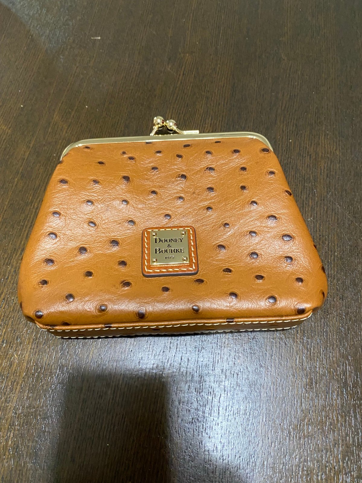 Dooney & Bourke Ostrich Kisslock Purse wallet SOLD OUT!