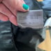 Wilson’s Leather Black Leather Long Blazer Jacket Coat