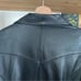 Wilson’s Leather Black Leather Long Blazer Jacket Coat