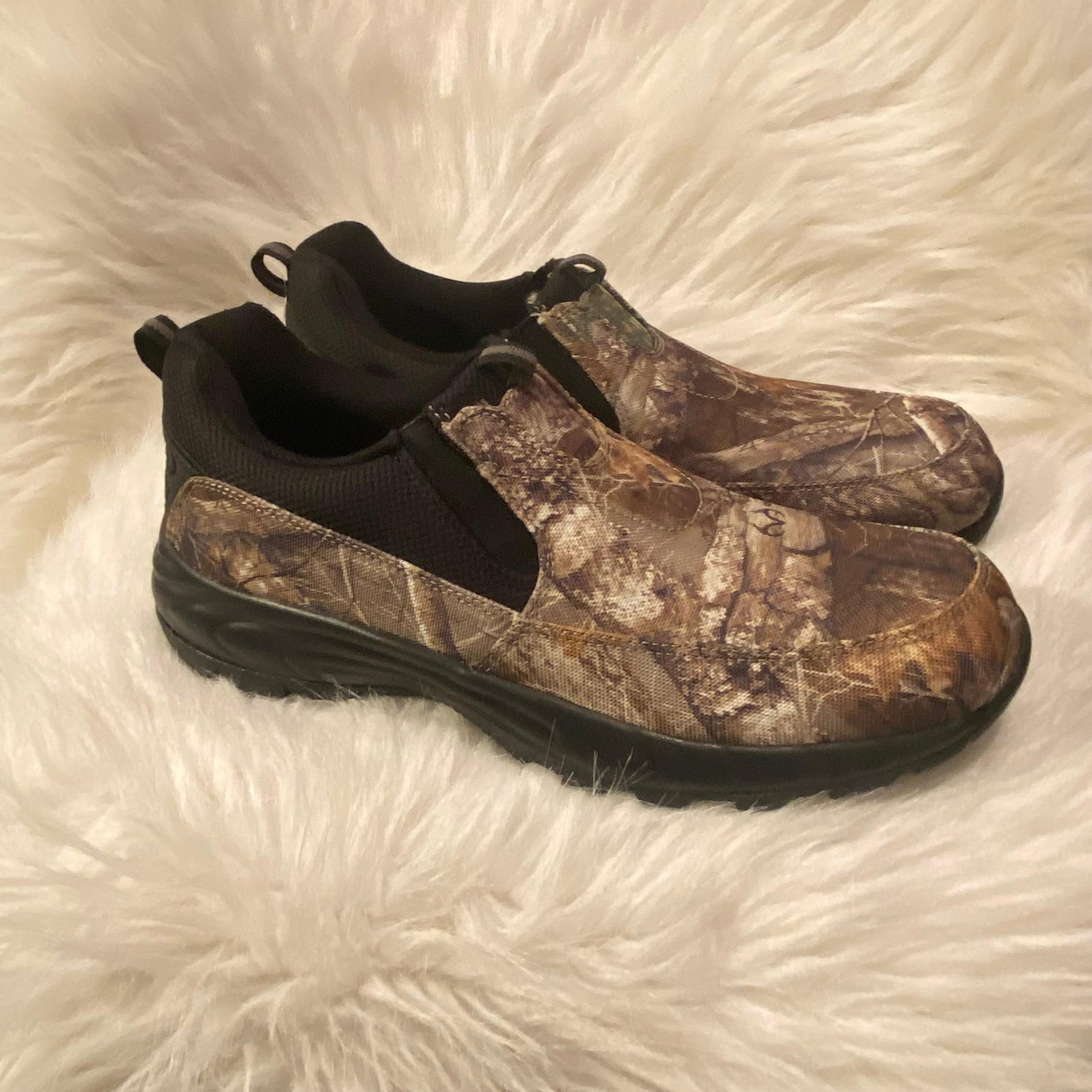 Men's Camouflage Slip-On Shoes Size 9.5 George New