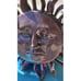 Sun Face & Rays Decorative Cast Metal Outdoor Garden Hose Hanger