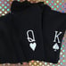 King and Queen hoodie set