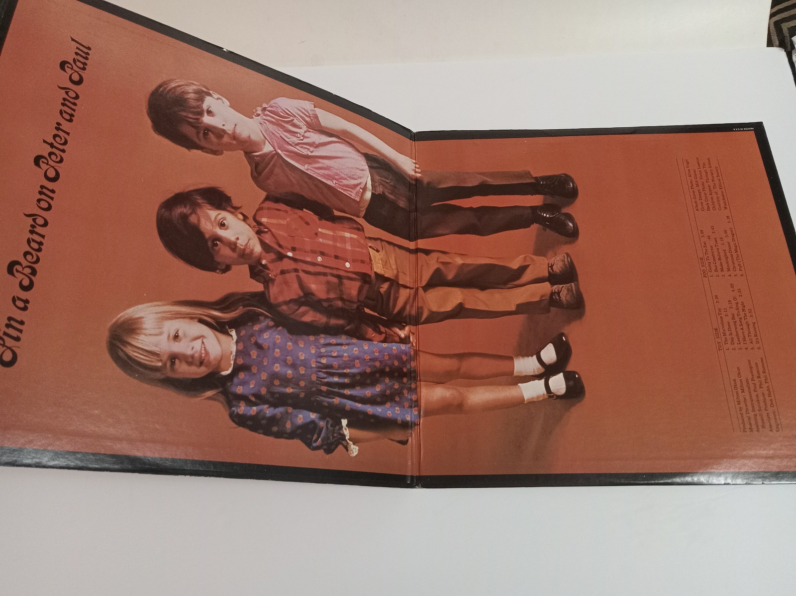 Peter, Paul and Mommy, original WS-1785 vinyl LP record album - detail