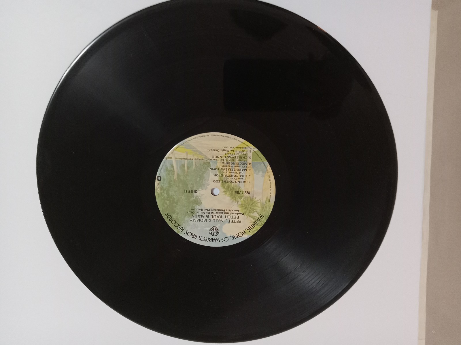 Peter, Paul and Mommy, original WS-1785 vinyl LP record album - detail
