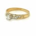 VINTAGE 14K YELLOW GOLD DIAMOND RING