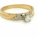 VINTAGE 14K YELLOW GOLD DIAMOND RING