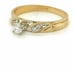 VINTAGE 14K YELLOW GOLD DIAMOND RING