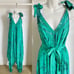Fabulous Boho SEAFOAM Batik JUMPSUIT From HAWAII One-Size