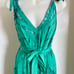 Fabulous Boho SEAFOAM Batik JUMPSUIT From HAWAII One-Size