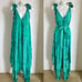 Fabulous Boho SEAFOAM Batik JUMPSUIT From HAWAII One-Size
