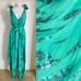 Fabulous Boho SEAFOAM Batik JUMPSUIT From HAWAII One-Size