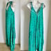 Fabulous Boho SEAFOAM Batik JUMPSUIT From HAWAII One-Size
