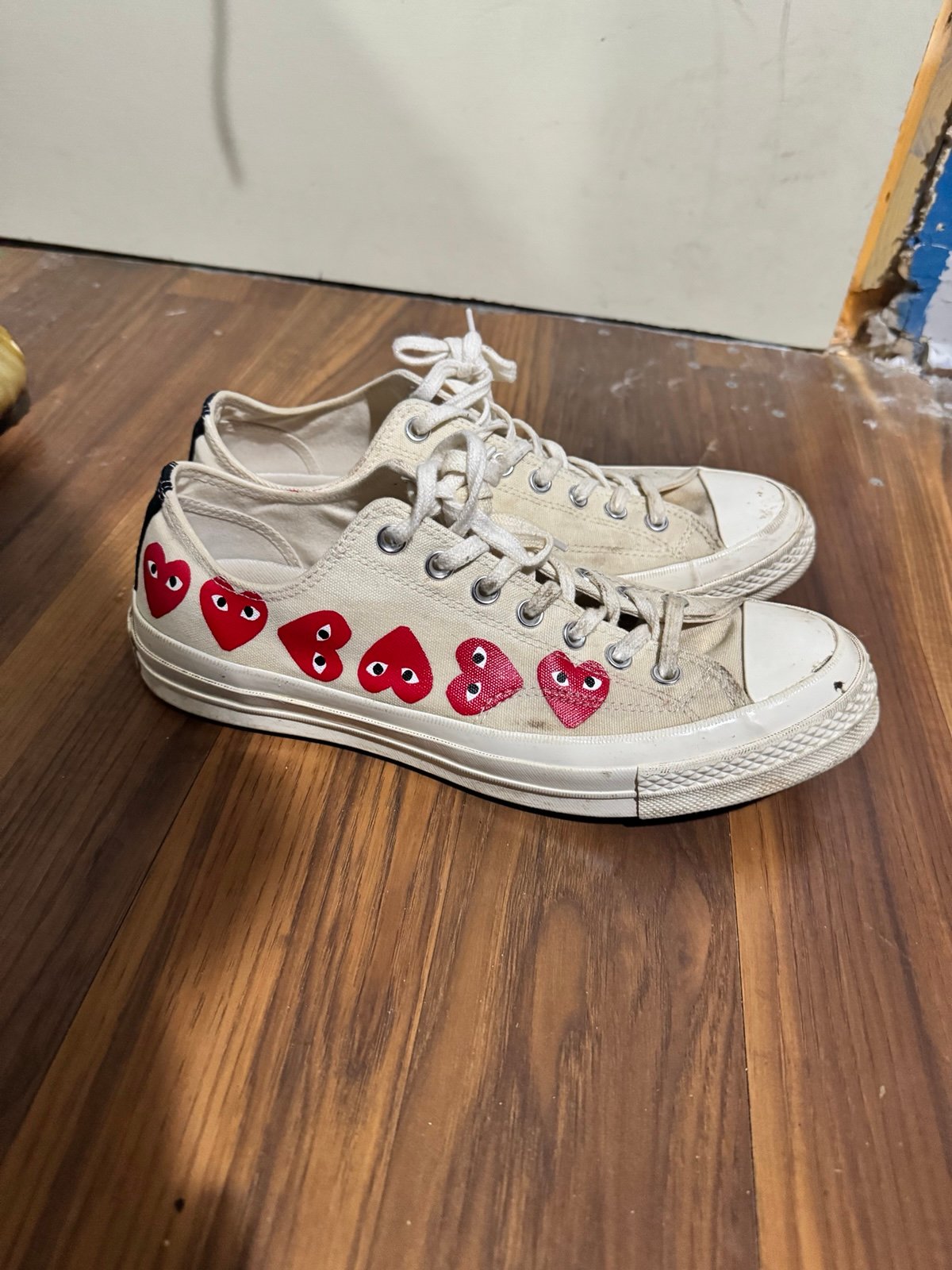 Converse X Comme Des Garçons Multi-Heart Chuck Taylor All Star 70 Size 10