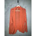 FREE PEOPLE Burnt Orange Cardigan Sweater Fuzzy Open Knit Pumpkin Spice Fall (S)