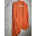 FREE PEOPLE Burnt Orange Cardigan Sweater Fuzzy Open Knit Pumpkin Spice Fall (S)
